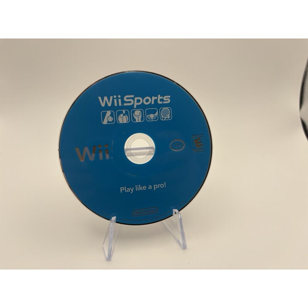 Wii Sports (Nintendo Wii, 2006) Loose Disc Only - Has Scratches